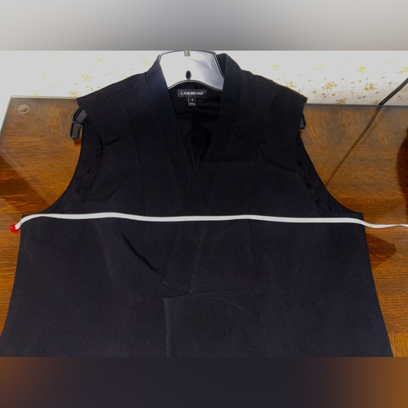 Lane Bryant Sleeveless Open Front Blazer Long Vest Size18 - Picture 7 of 12